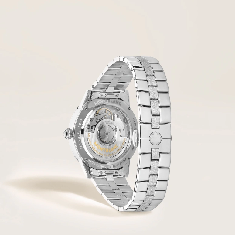 Montblanc,Boheme 34mm,34mm,Stainless Steel,Blue,Automatic,Day,Day / Night Indication,MB134343