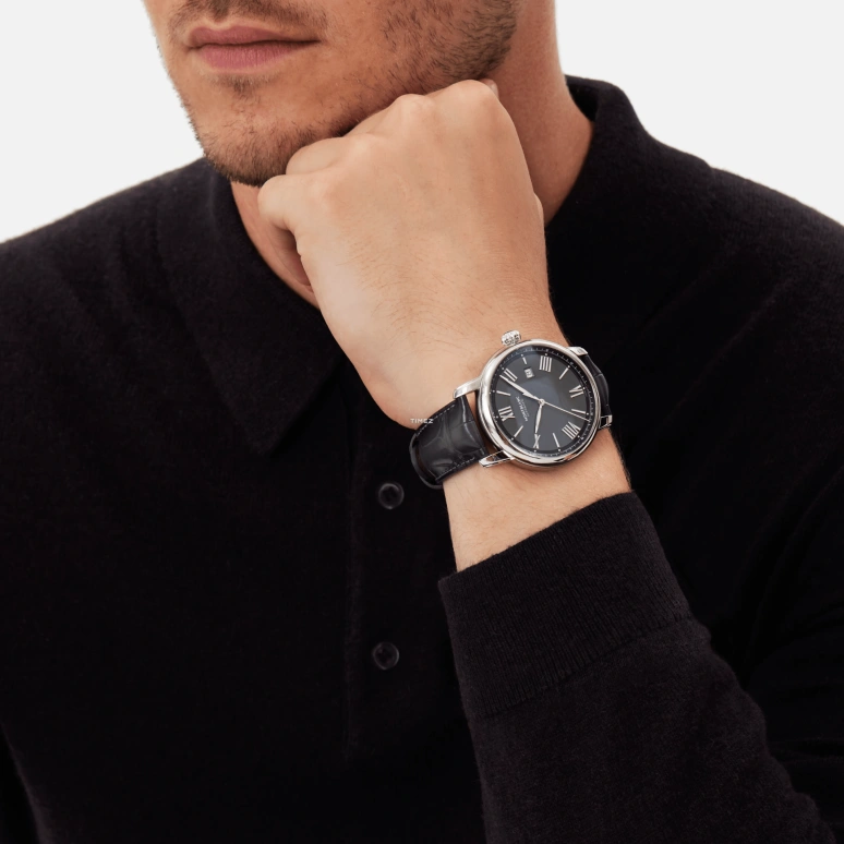 Montblanc,Star 43mm,43mm,Stainless Steel,Coal Gray,Automatic,Day,38hours,MB126105