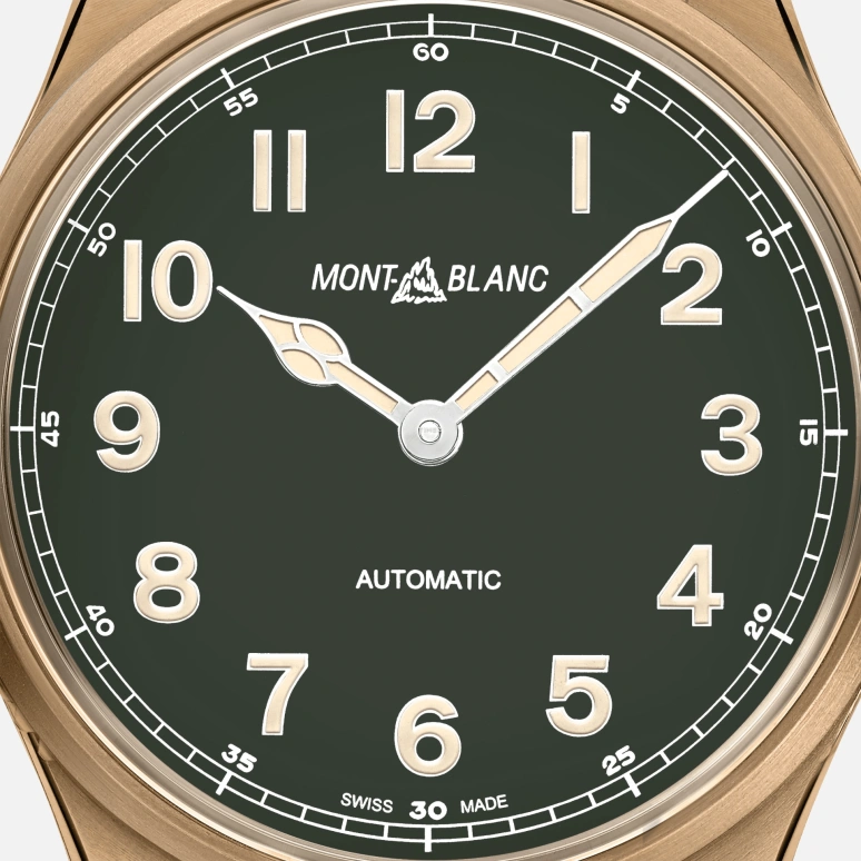 Montblanc,1858 40mm,40mm,Bronze,Green,Automatic,38hours,In-house Caliber,MB118222