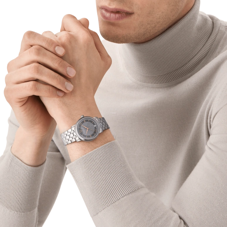 Montblanc,Tradition 32mm,32mm,Stainless Steel,Grey,Automatic,Day,38hours,MB132317
