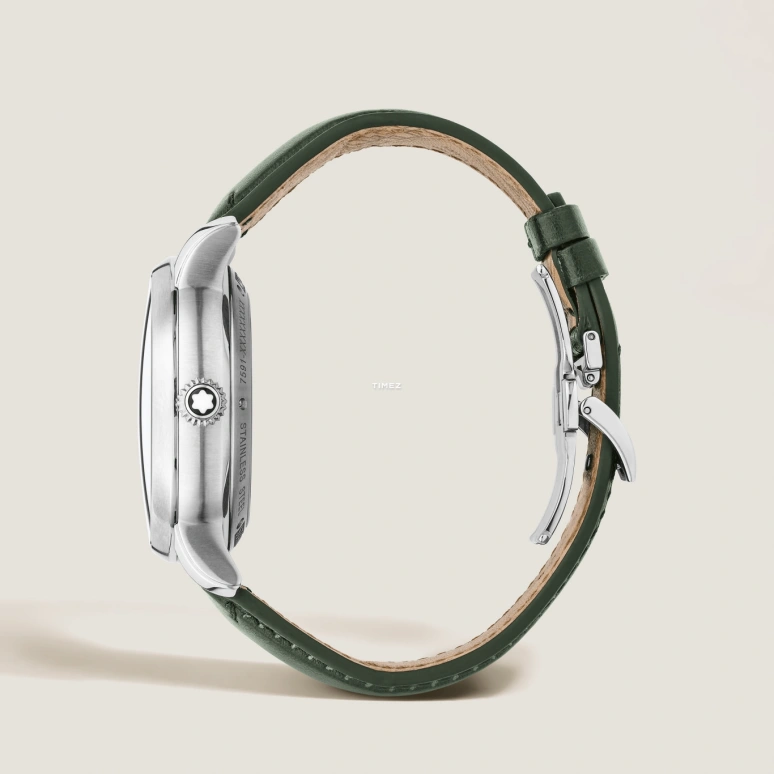 Montblanc,Nicolas Rieussec 43mm,43mm,Stainless Steel,Green,Automatic,Chronograph,Monopoussoir,Day,Dule Time,72hours,In-house Caliber,MB132947