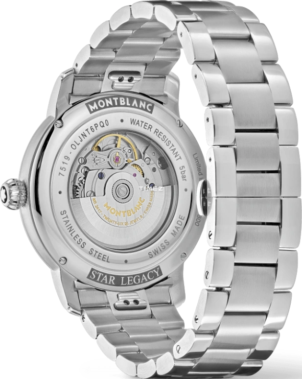 Montblanc,Star 43mm,43mm,Stainless Steel,Blue,Automatic,Day,38hours,MB130957
