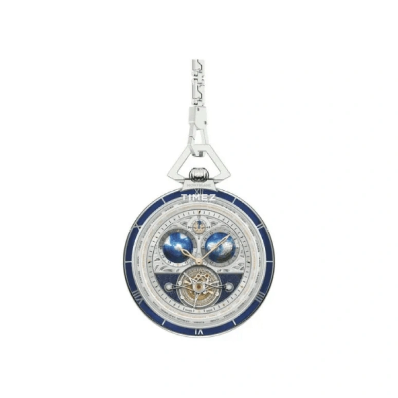 Montblanc,Villeret 60mm,60mm,White Gold,Silver,Handwound,Dule Time,World Time,Tourbillon,U0115791