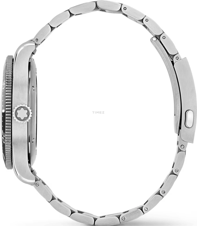 Montblanc,Iced Sea 41mm,41mm,Stainless Steel,Ceramic,Black,Automatic,Day,38hours,MB129371