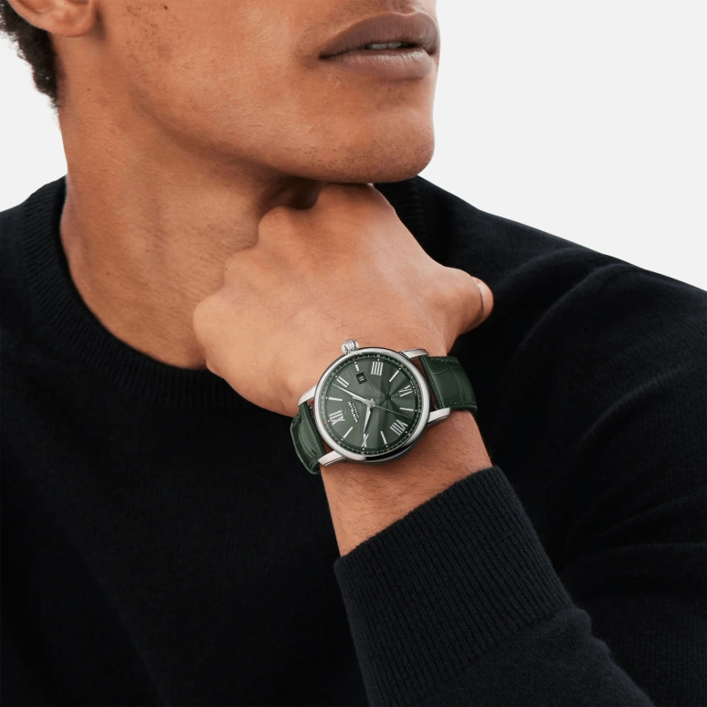 Montblanc,Star Legacy 43mm,43mm,Stainless Steel,Green,Automatic,Day,38hours,MB132948