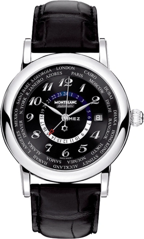 Montblanc,4810 42mm,42mm,Stainless Steel,Black,Automatic,Day,World Time,Day / Night Indication,106464