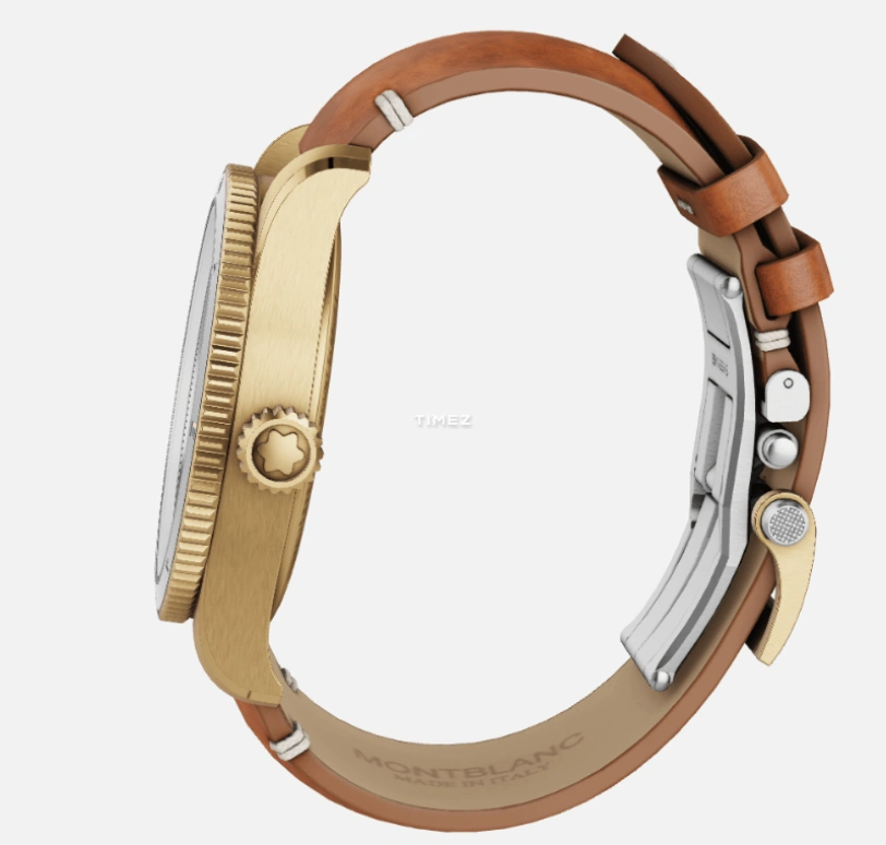 Montblanc,1858 42mm,42mm,Bronze,Black,Automatic,Day,Dule Time,Day / Night Indication,MB119347