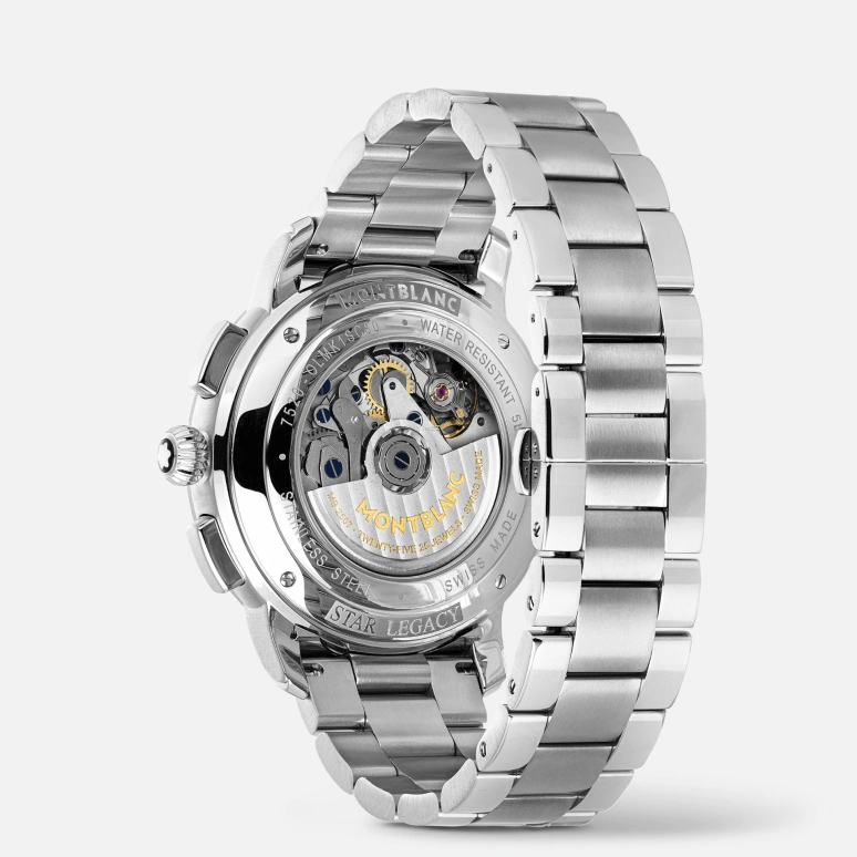 Montblanc,Star 43mm,43mm,Stainless Steel,Grey,Automatic,Chronograph,Date,Day,MB126103