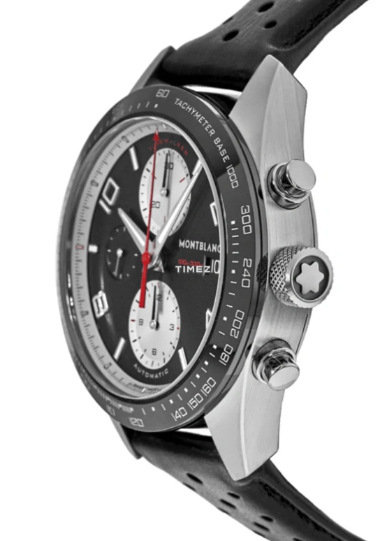 Montblanc,Timewalker 41mm,41mm,Stainless Steel,Luminous,Black,Silver,Automatic,Day,Sapphire,119941