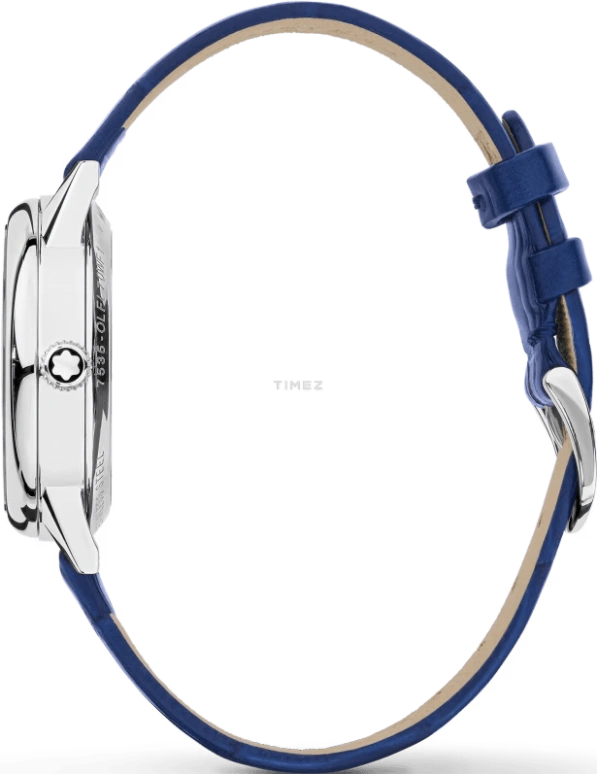 Montblanc,Boheme 30mm,30mm,Stainless Steel,Silver White,White,Automatic,Day,Sapphire,MB127358