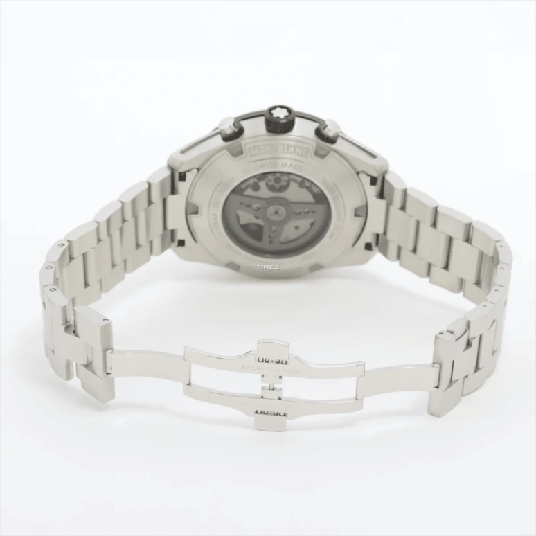 Montblanc,Timewalker 43mm,43mm,Stainless Steel,White,Automatic,Chronograph,Day,MB118490
