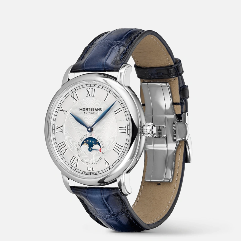 Montblanc,Star 42mm,42mm,Stainless Steel,White,Automatic,Moonphase,Day,MB126079