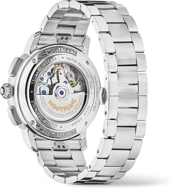 Montblanc,Star 43mm,43mm,Stainless Steel,Green,Automatic,Chronograph,Date,Day,MB132951