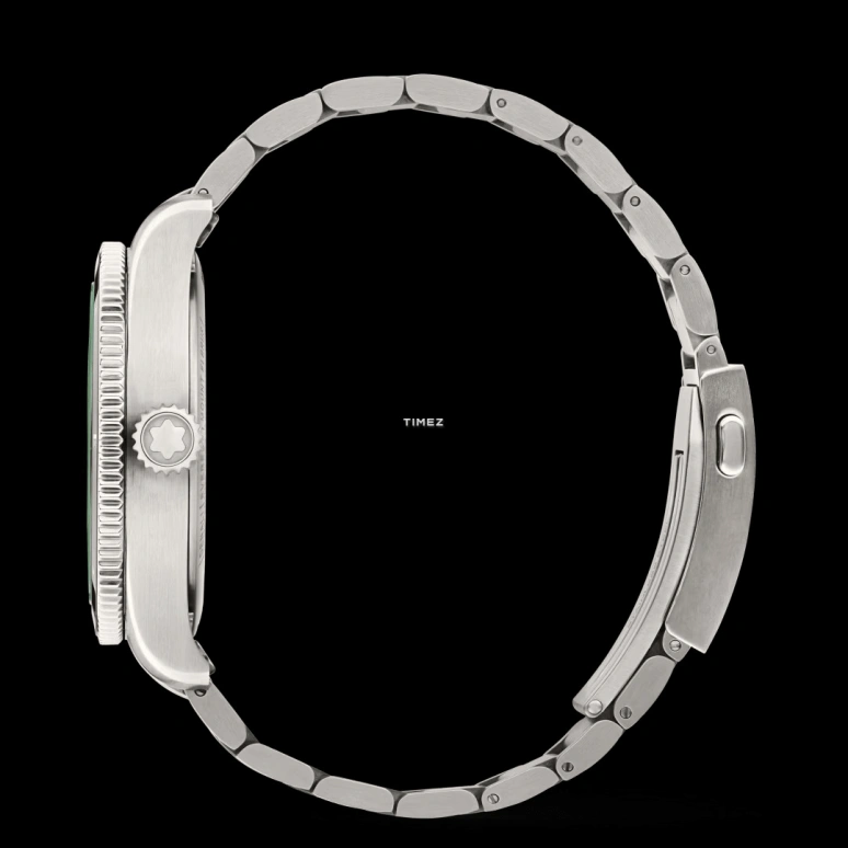 Montblanc,1858 42mm,42mm,Stainless Steel,Green,Automatic,Day,World Time,Day / Night Indication,MB133303
