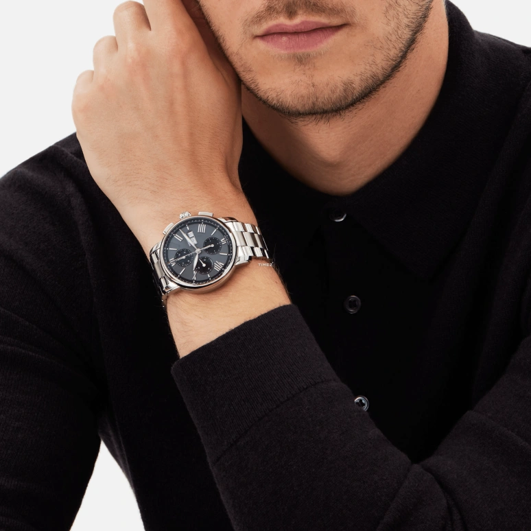 Montblanc,Star 43mm,43mm,Stainless Steel,Grey,Automatic,Chronograph,Date,Day,MB126103