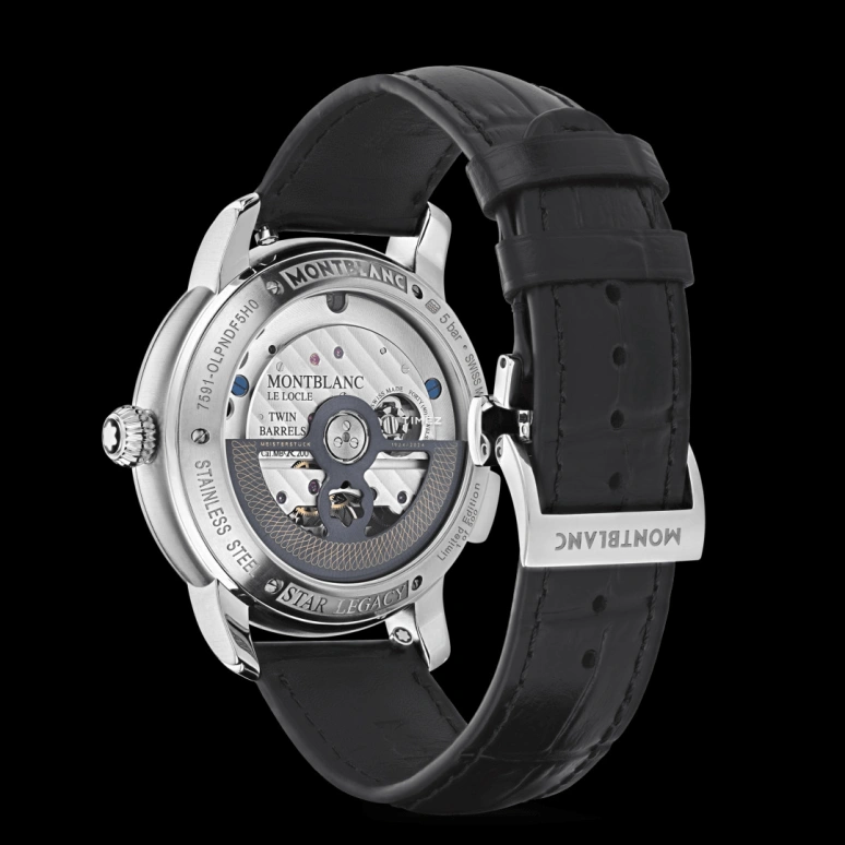 Montblanc,Star 43mm,43mm,Stainless Steel,Black,Automatic,Chronograph,Day,Dule Time,Day / Night Indication,72hours,In-house Caliber,MB133232