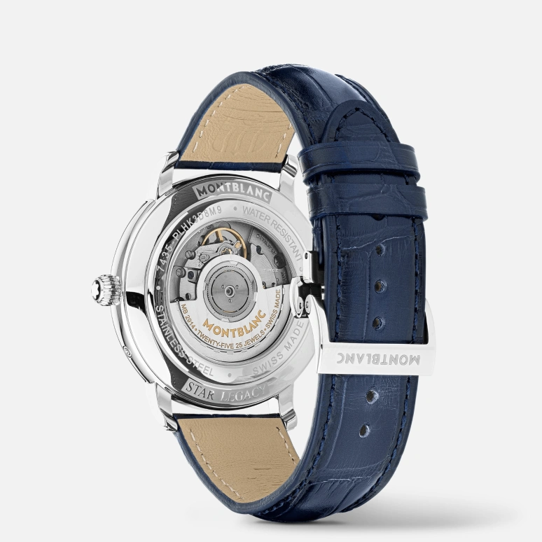 Montblanc,Star 42mm,42mm,Stainless Steel,White,Automatic,Moonphase,Day,MB126079