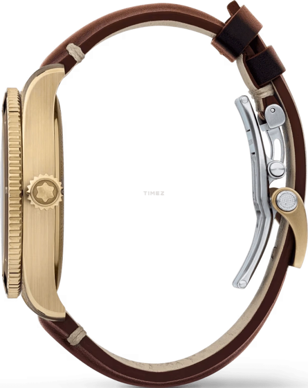 Montblanc,1858 42mm,42mm,Bronze,Brown,Automatic,Day,World Time,Day / Night Indication,MB128504