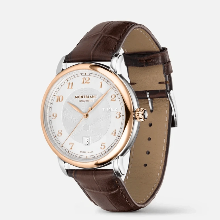Montblanc,Star 42mm,42mm,Stainless Steel,White,Silver White,Automatic,Day,38hours,MB128683