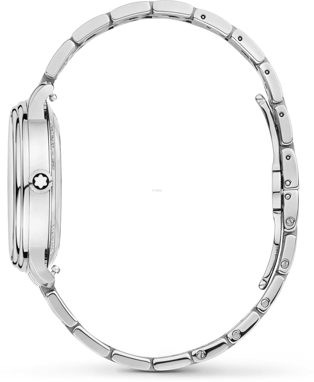 Montblanc,Tradition 32mm,32mm,Stainless Steel,Grey,Automatic,Day,38hours,MB132317