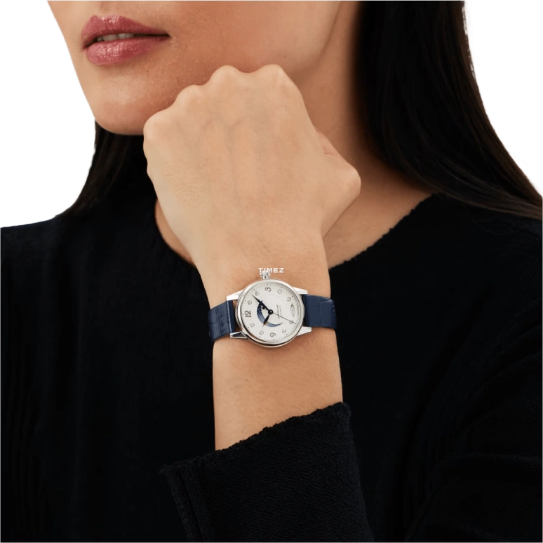 Montblanc,Boheme 30mm,30mm,Stainless Steel,Silver White,White,Automatic,Day,Sapphire,MB127358
