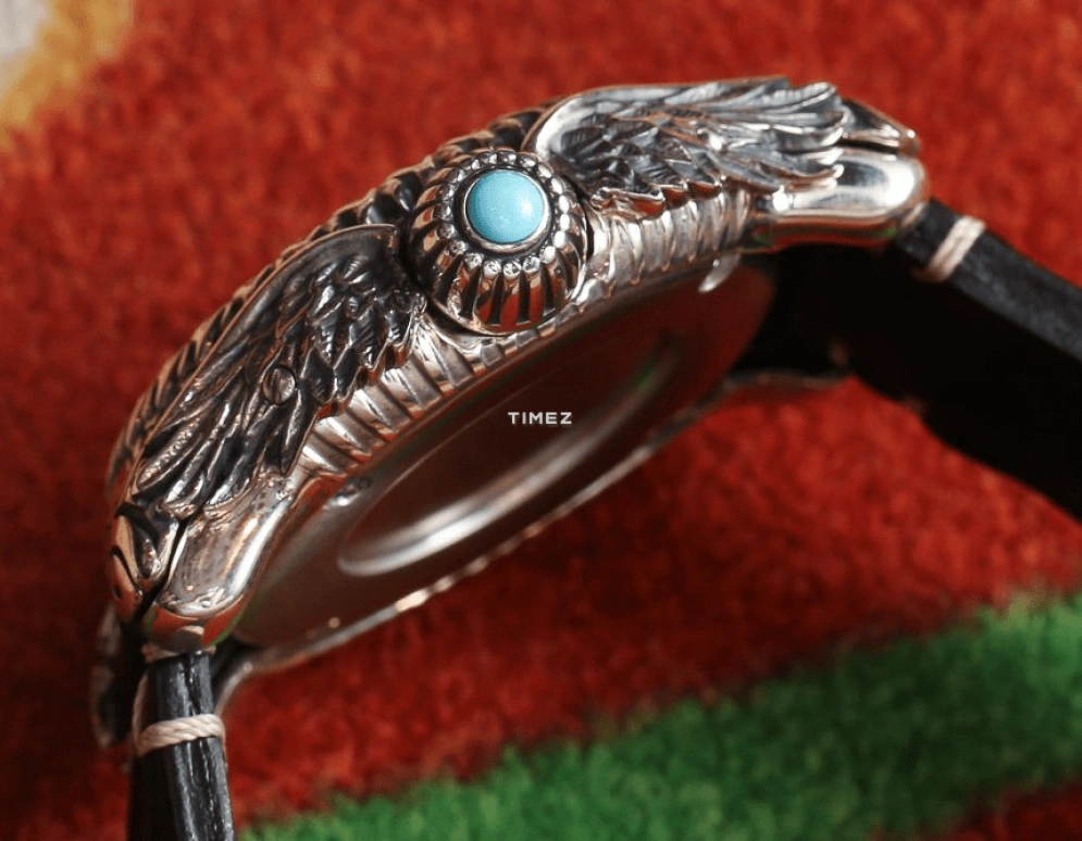 Montegrappa,Guardian Angel ,Stainless Steel,White,Automatic,Day,Sapphire,IDANWASD