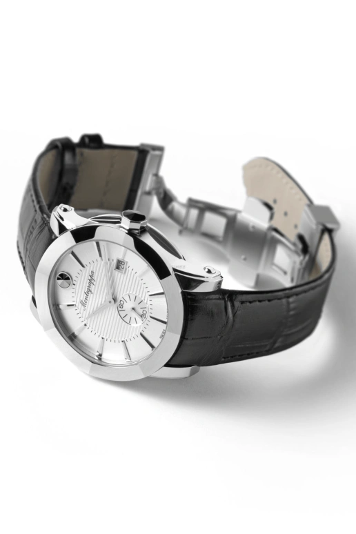 Montegrappa,Nerouno 44mm,44mm,Stainless Steel,White,Quartz,Day,Round,IDNUWAIW