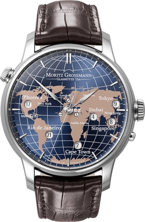 Moritz Grossmann,Other 44.50mm,44.50mm,Stainless Steel,Blue,Handwound,In-house Caliber,MG,MG-003072