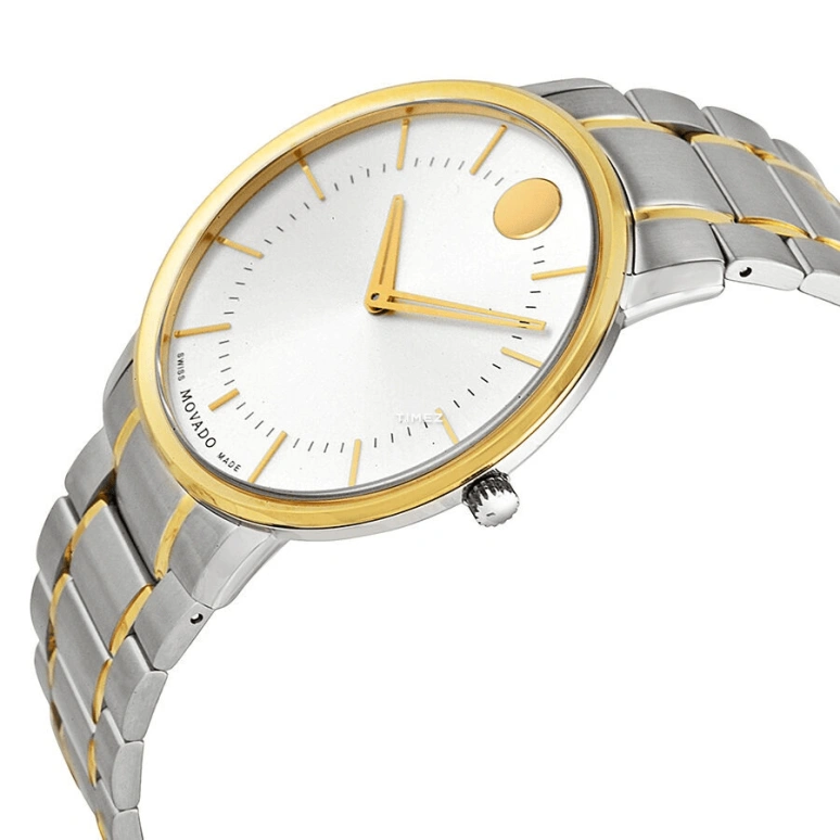 Movado,Other 40mm,40mm,Stainless Steel,Silver,Quartz,Sapphire,Crystal Glass,Round,0606689