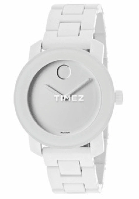 Movado,Movado BOLD 36mm,36mm,Composite,White,Quartz,Crystal Glass,Round,3600055 