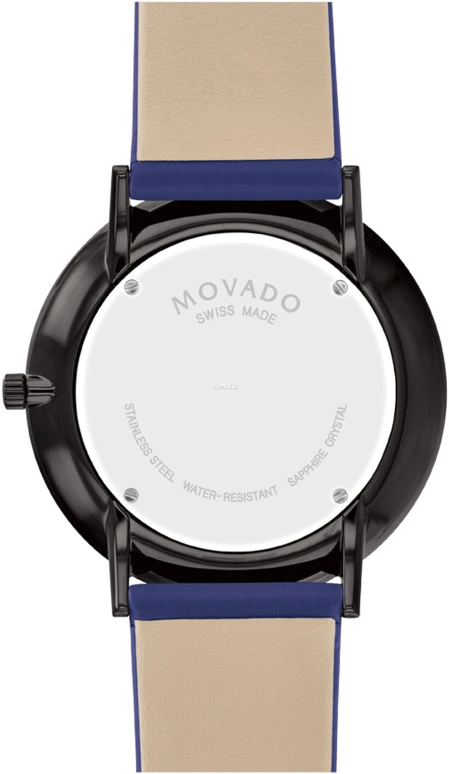 Movado,Modern 47 40mm,40mm,Stainless Steel,Blue,Quartz,Sapphire,Round,0607639