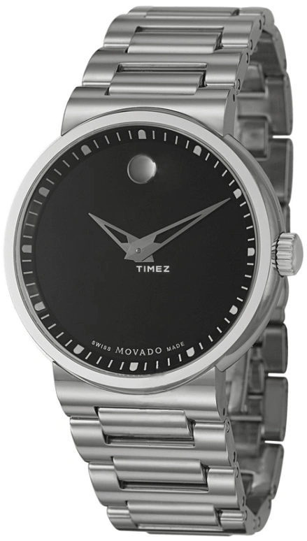 Movado,Dura 41mm,41mm,Tungsten,Black,Quartz,Sapphire,Crystal Glass,Round,0606433 