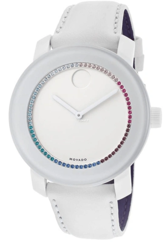 Movado,Movado BOLD 42mm,42mm,Composite,Stainless Steel,White,Quartz,Sapphire,Crystal Glass,Round,3600180 