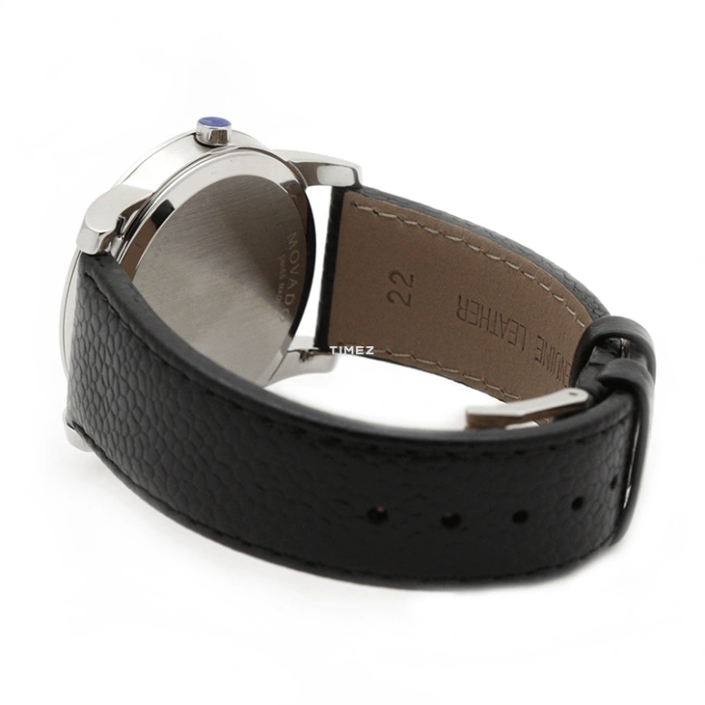 Movado,Museum Classic 40mm,40mm,Stainless Steel,Blue,Quartz,Sapphire,Crystal Glass,Round,0607013