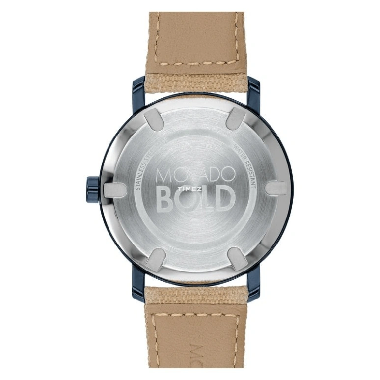 Movado,Movado BOLD 40mm,40mm,Stainless Steel,Blue,Quartz,Sapphire,Crystal Glass,Round,3600691