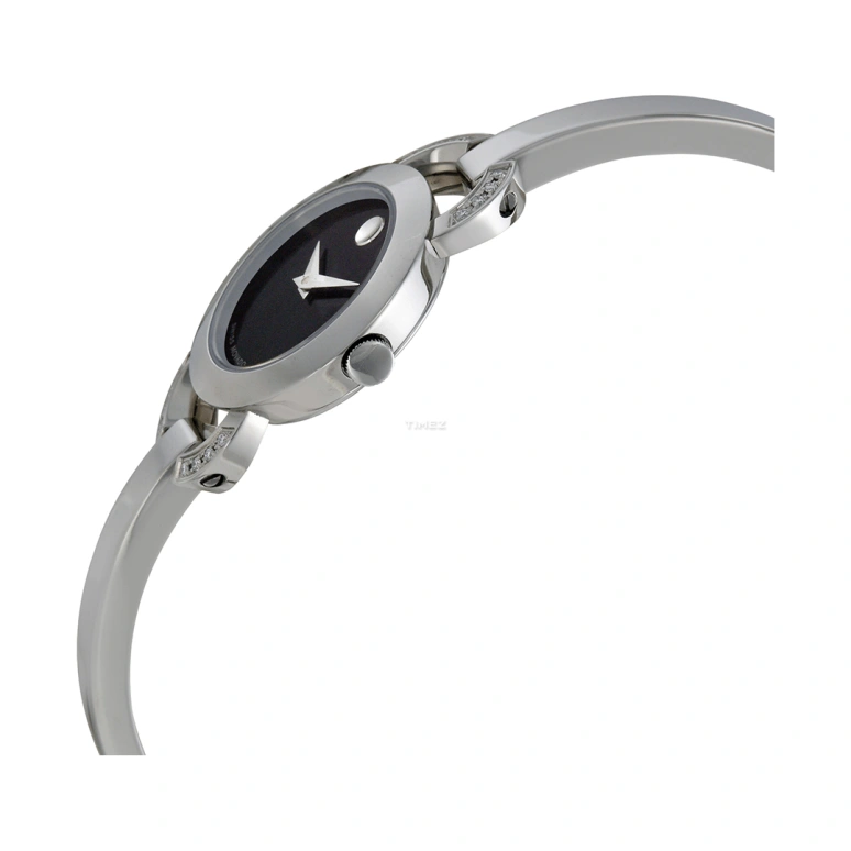 Movado,Rondiro 22mm,22mm,Stainless Steel,Black,Quartz,Sapphire,Crystal Glass,Round,0606798