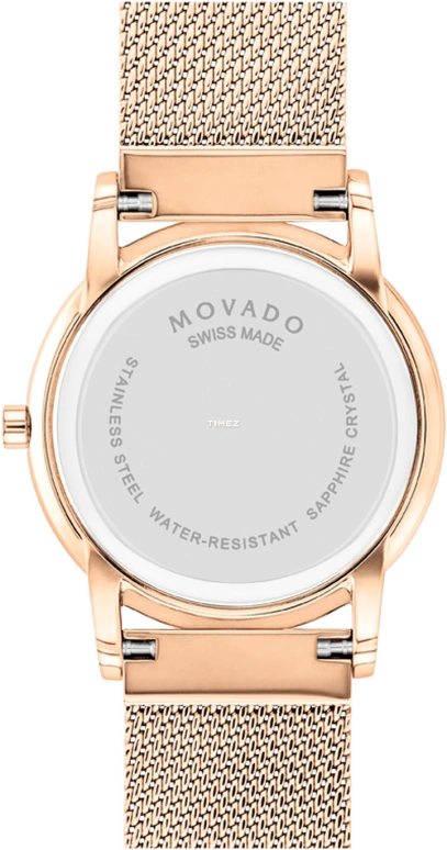 Movado,Museum Classic 33mm,33mm,Stainless Steel,Black,Quartz,Sapphire,Round,0607648