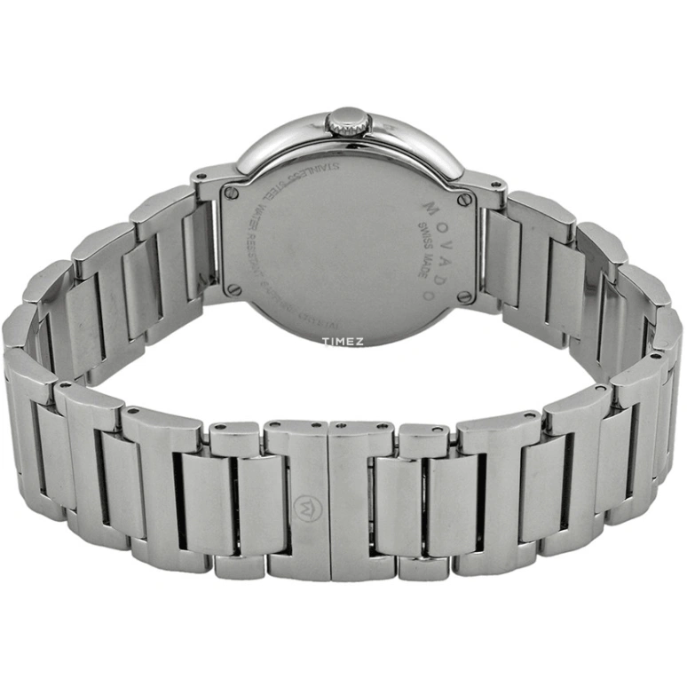Movado,Concerto 30mm,30mm,Stainless Steel,White,Quartz,Sapphire,Crystal Glass,Round,0606421