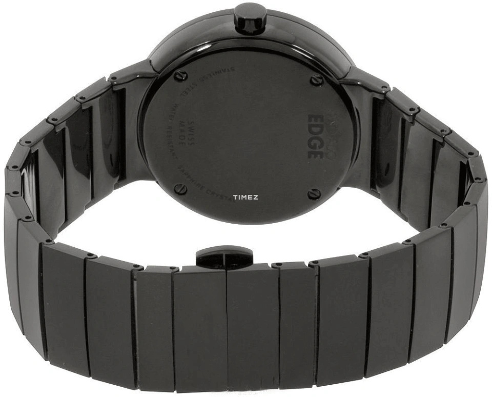 Movado,Edge 40mm,40mm,Stainless Steel,Black,Quartz,Sapphire,Crystal Glass,Round,3680007
