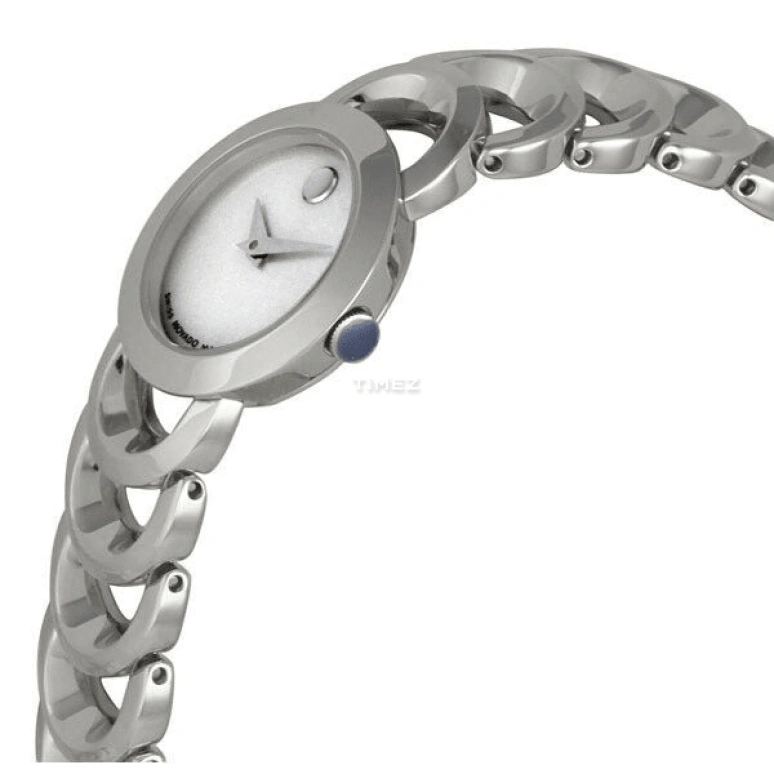 Movado,Rondiro 22mm,22mm,Stainless Steel,White,Quartz,Sapphire,Crystal Glass,Round,0606249 