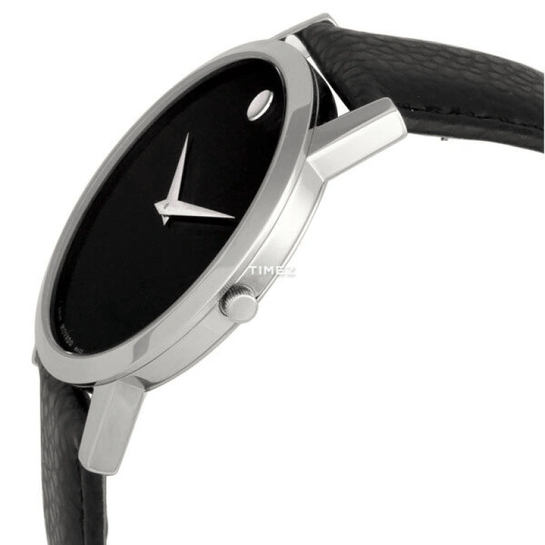 Movado,Museum Classic 38mm,38mm,Stainless Steel,Black,Quartz,Sapphire,Crystal Glass,0606179 
