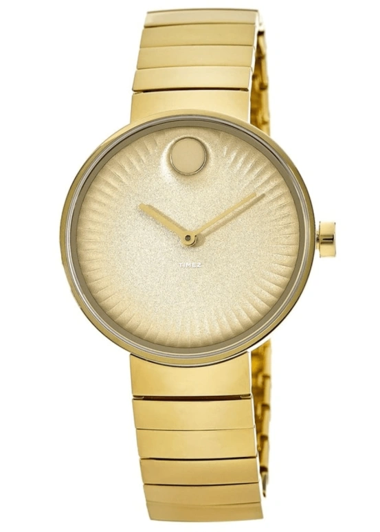Movado,Edge 34mm,34mm,Stainless Steel,Gold,Quartz,Sapphire,Crystal Glass,Round,3680014