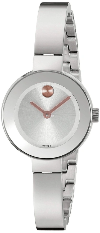 Movado,Movado BOLD 25mm,25mm,Stainless Steel,Grey,Quartz,Sapphire,Crystal Glass,Round,3600284