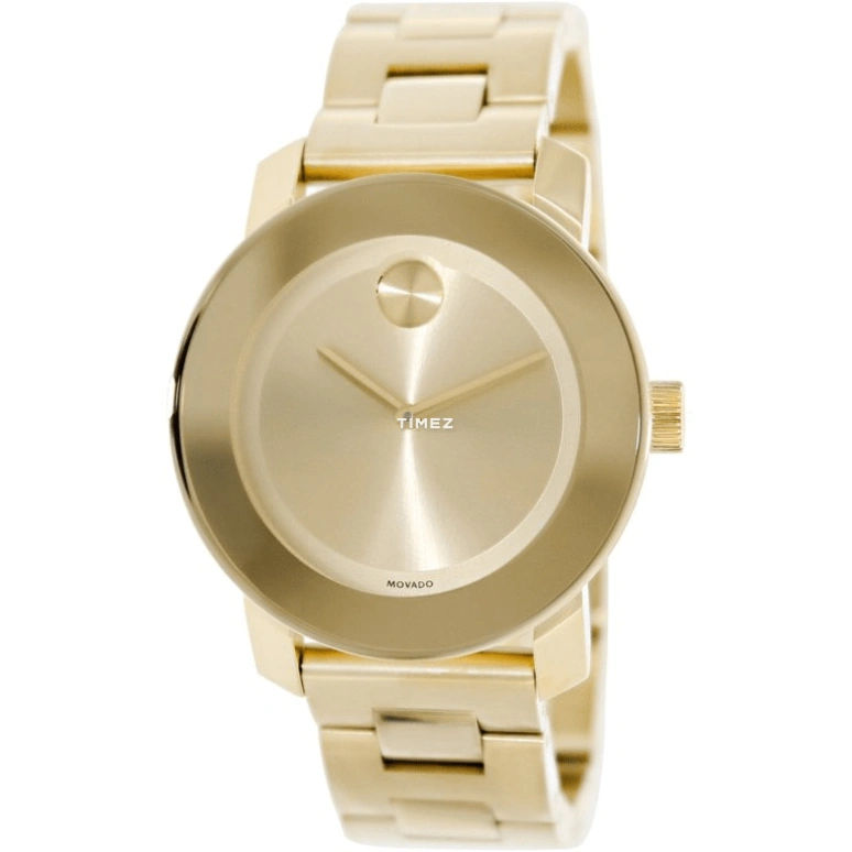 Movado,Movado BOLD 36mm,36mm,Stainless Steel,Gold,Quartz,Sapphire,Crystal Glass,Round,3600085