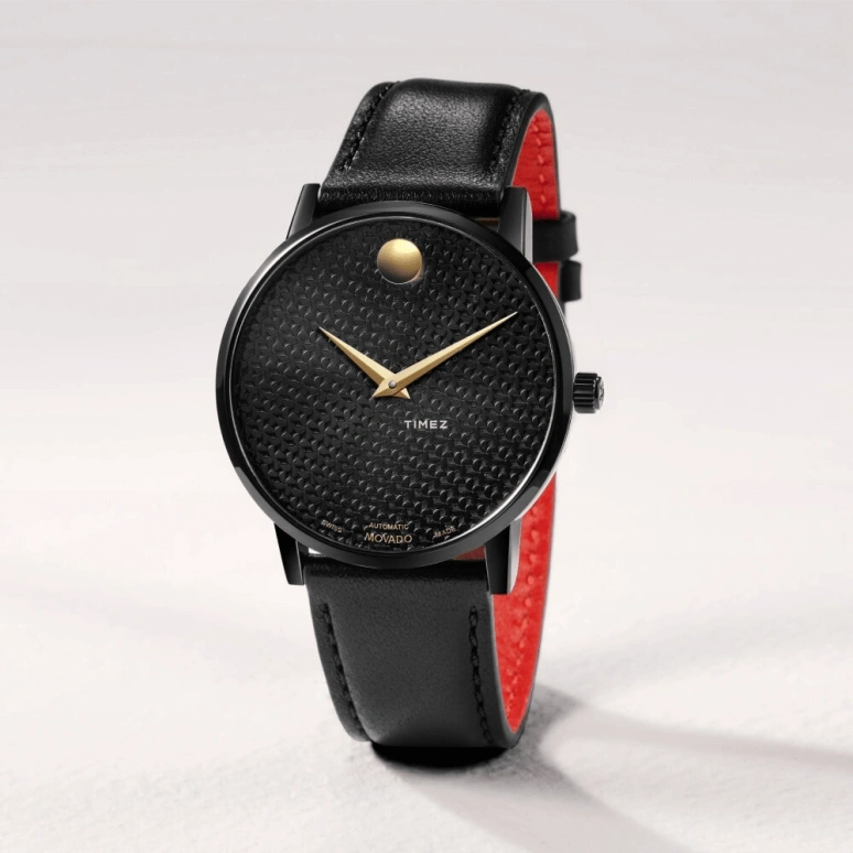 Movado,Museum Classic 40mm,40mm,Stainless Steel,Black,Automatic,Sapphire,Round,0607886