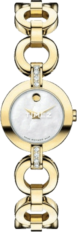 Movado,Bela 24.50mm,24.50mm,Stainless Steel,White,Quartz,Sapphire,Crystal Glass,Round,0606264 