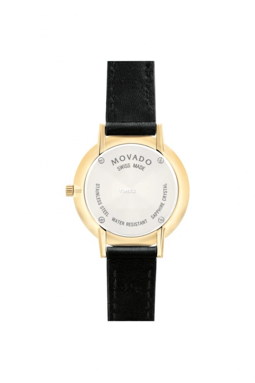 Movado,Ultra Slim 28mm,28mm,Stainless Steel,Black,Quartz,Sapphire,Crystal Glass,Round,0607095