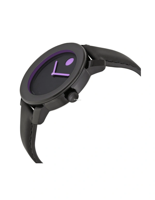 Movado,Movado BOLD 36mm,36mm,Composite,Stainless Steel,Black,Purple,Quartz,Sapphire,Crystal Glass,Round,3600165 