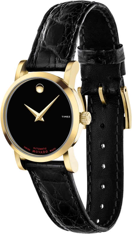 Movado,Red Label 26mm,26mm,Stainless Steel,Black,Automatic,Sapphire,Crystal Glass,Round,0607010