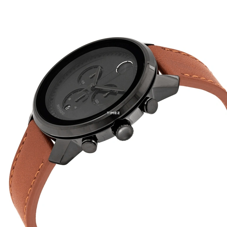 Movado,Movado BOLD 44mm,44mm,Stainless Steel,Black,Quartz,Chronograph,Day,3600603